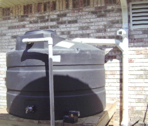 Rainwater cellecting container